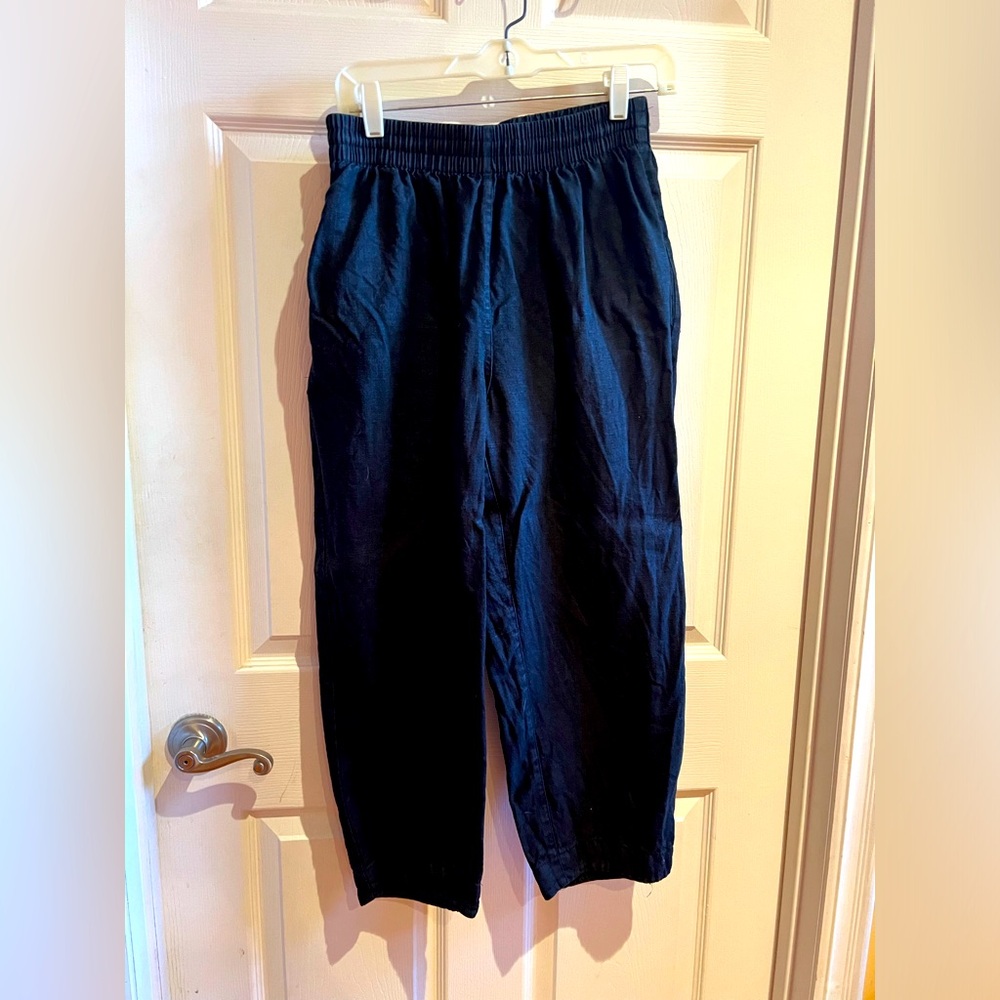 Beaton pants in linen black